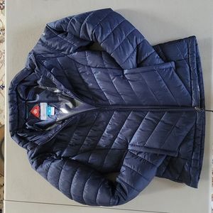 Columbia Omni-heat Puffer Jacket, women's small. Navy. NWOT